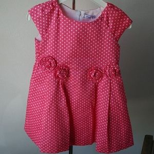 Mayoral Polka Dot dress with roses